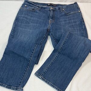 Levi’s Women’s Bootcut Jeans Size 12S Blue Denim Mid Rise Stretch